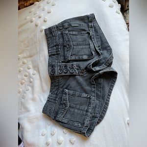 Free people cargo mini shorts